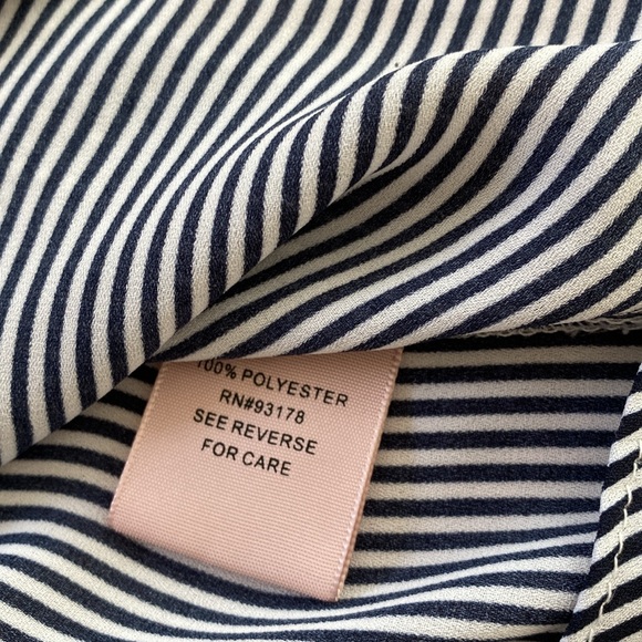 Striped V-Neck Women's Top - Picture 6 of 6